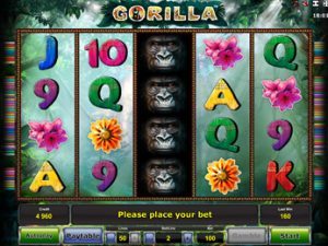 Игровой автомат Gorilla без СМС и без регистрации